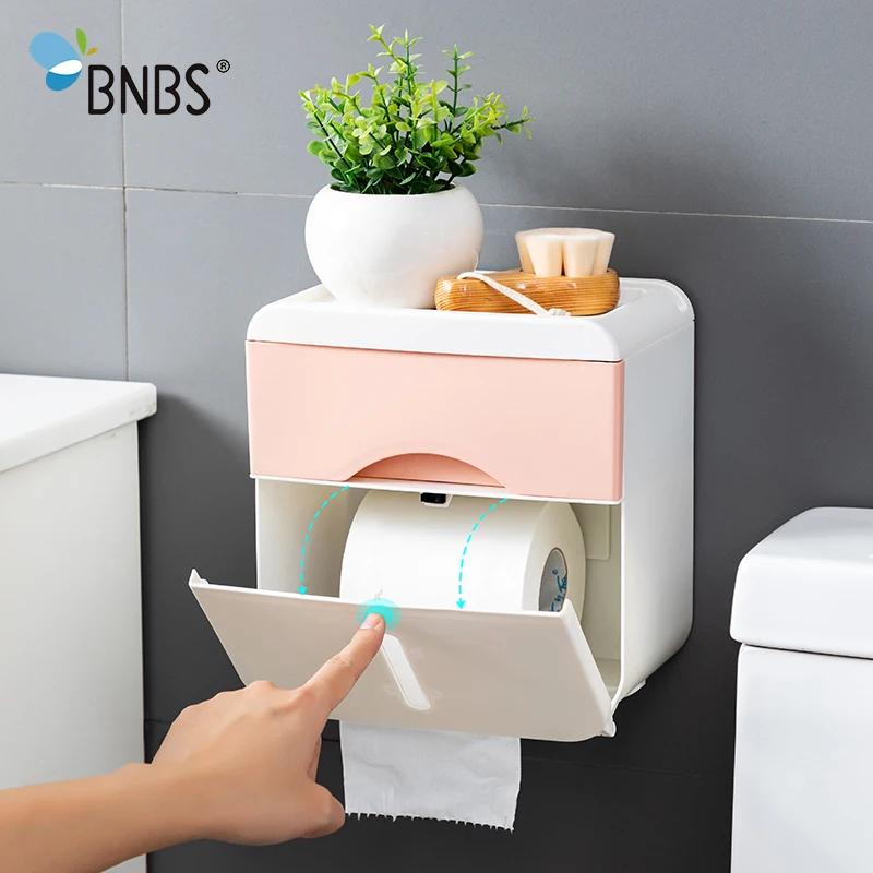 Настенный держатель для салфеток двухуровневый ящик хранения с выдвижным ящиком