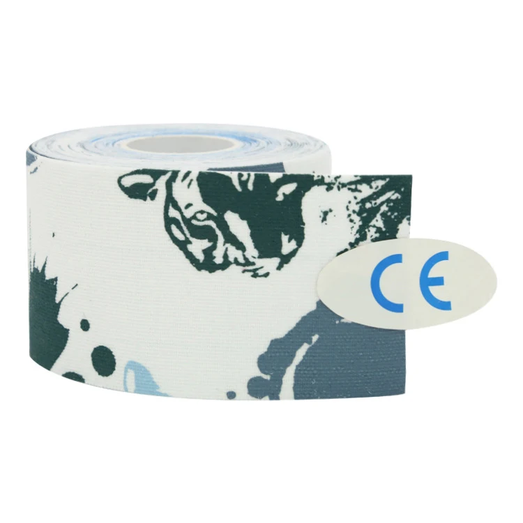 Sport Tape Tiger 5 м эластичная спортивная повязка, лента для защиты колена, самоклеющаяся, хлопок, эластопласт, повязка, Кинезиология мышечная лента для ног, лодыжки - Цвет: Sport Tape Tiger