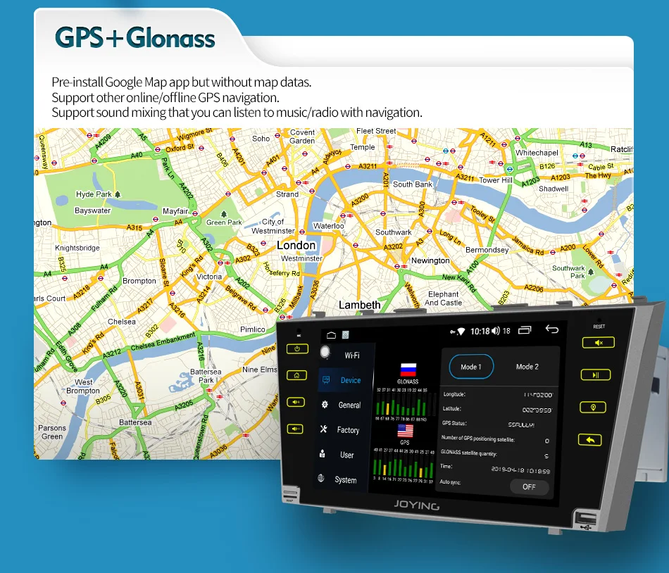 JOYING Android 8,1 2 din автомагнитола Стерео gps " HD экран Авторадио для Toyota Camry Aurion 2006-2011 без слота для dvd-плеера