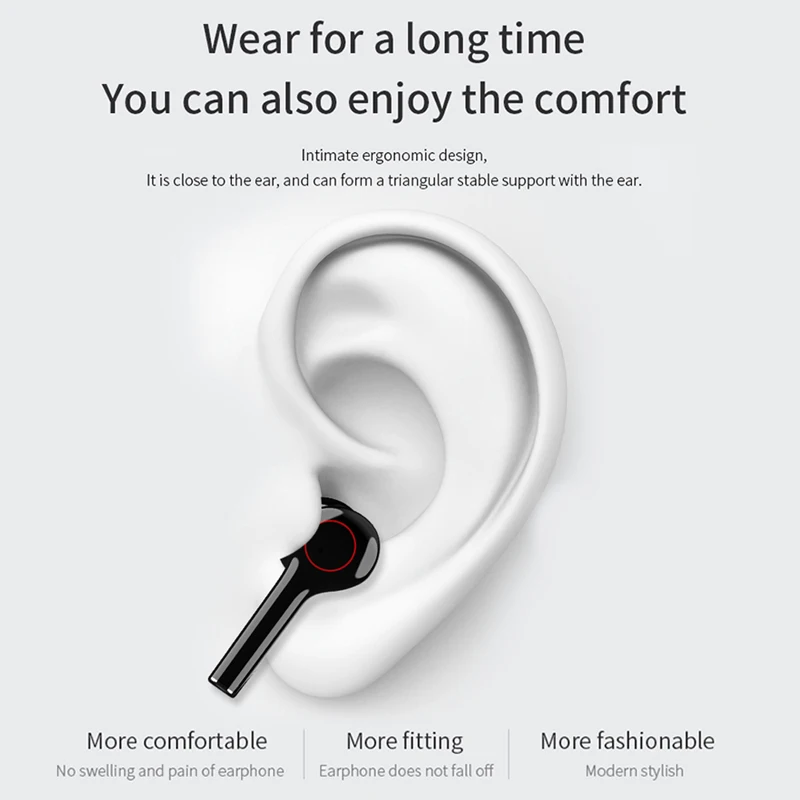 TWS Bluetooth наушники 5 0 истинные беспроводные стерео для Xiaomi iPhone Samsung Handsfree In Ear Phone