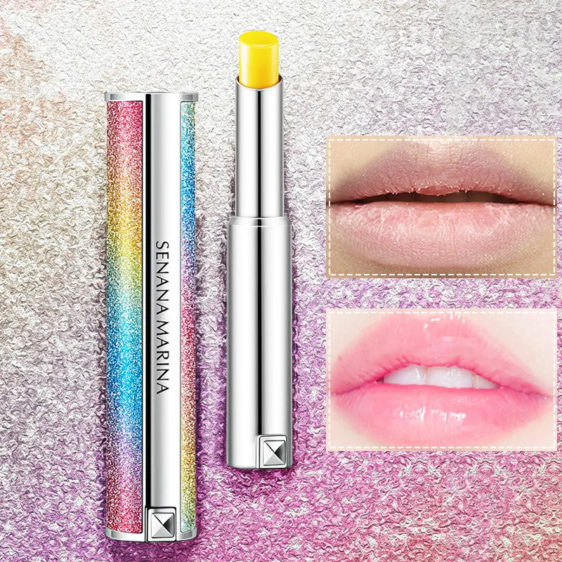 

Lipstick Moisturizing Nourishing Lip Balm Starry sky Discoloration Long-lasting Improve peel Lip care Make up cosmetic