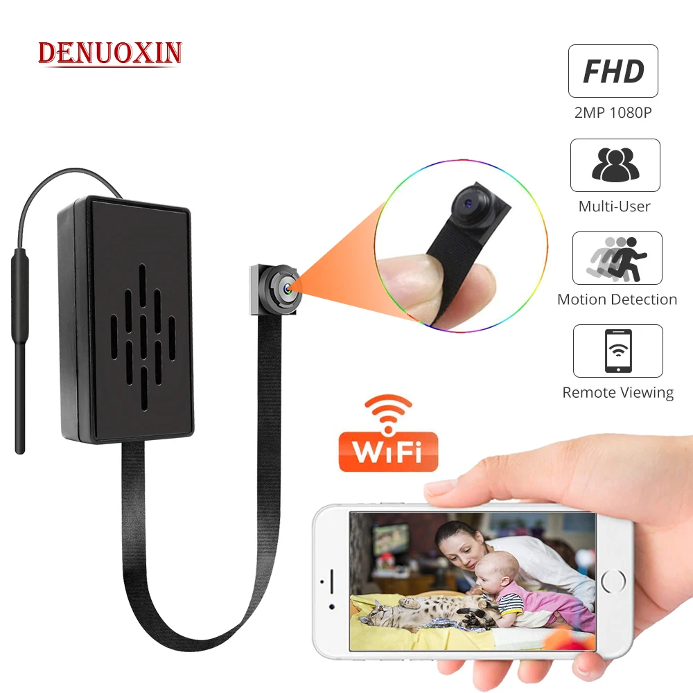 Портативная IP мини камера 4K HD 1080P своими руками Wi Fi с датчиком движения и