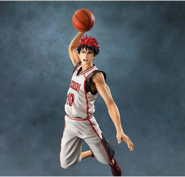 24 см Новое поступление японского аниме Куроко Баскетбол Кагами Тайга Tetsuya Kuroko ПВХ фигурка Коллекционная модель игрушки lelakaya