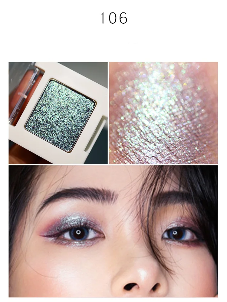 Сияющие матовые DuoChrome тени для век Палитра голографические блестящие