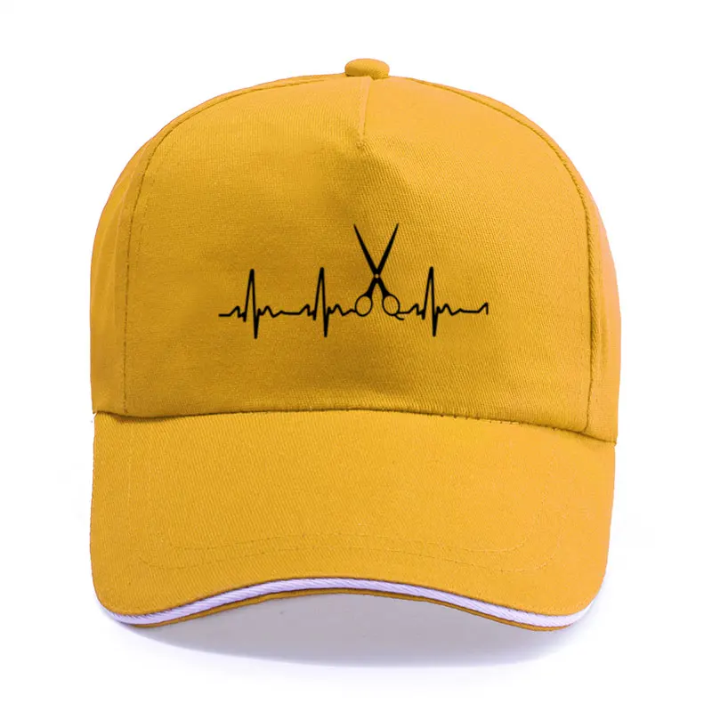 Бейсболка унисекс с принтом сердцебиения летняя хлопковая шляпа для женщин и