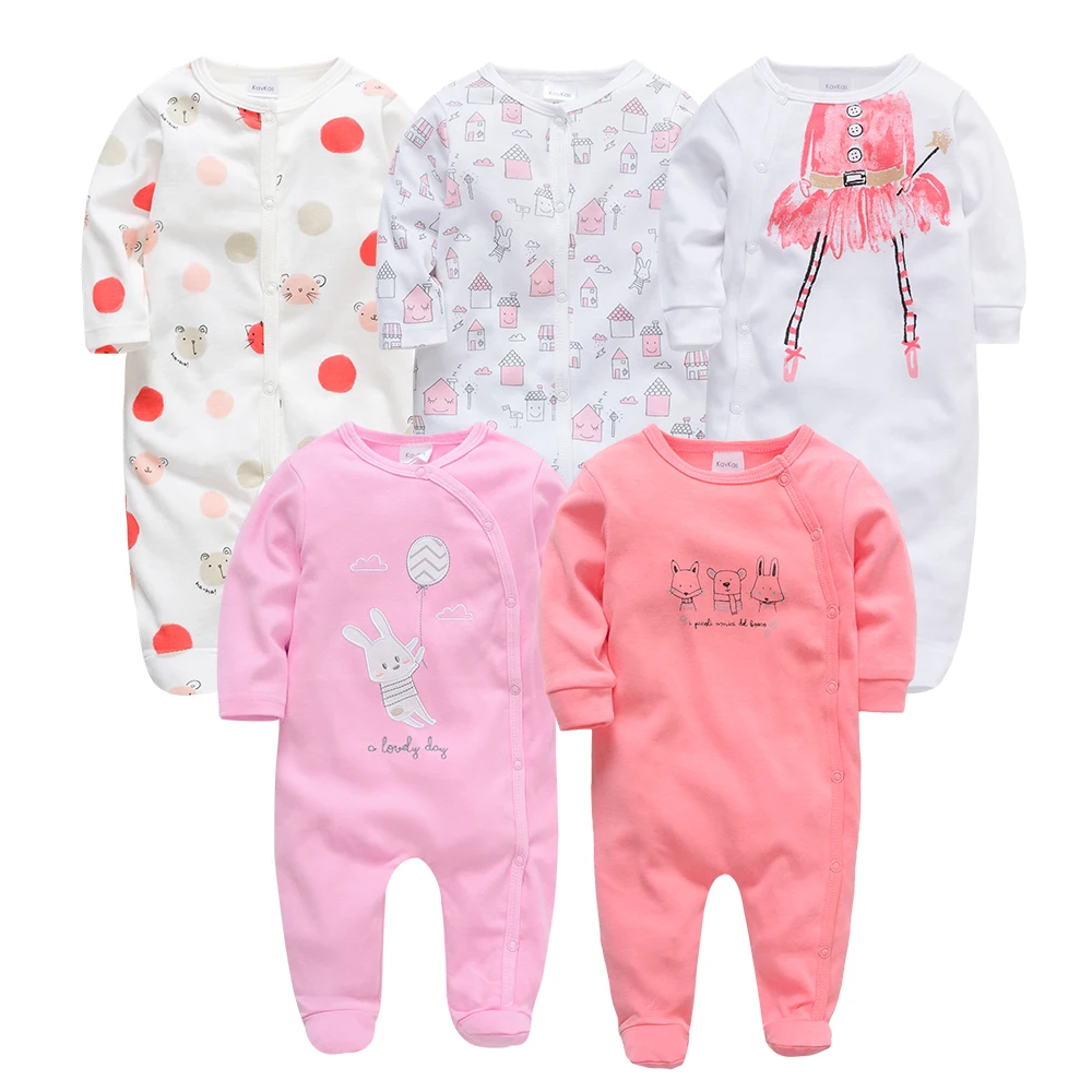 Комбинезоны для маленьких мальчиков и девочек Одежда с длинными рукавами 3M 6M 9M 12