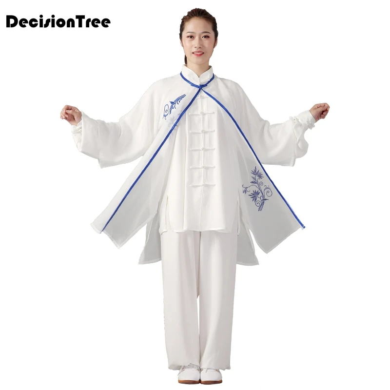 2021 китайский ушу униформы Тай костюм черного и красного цветов Свободные