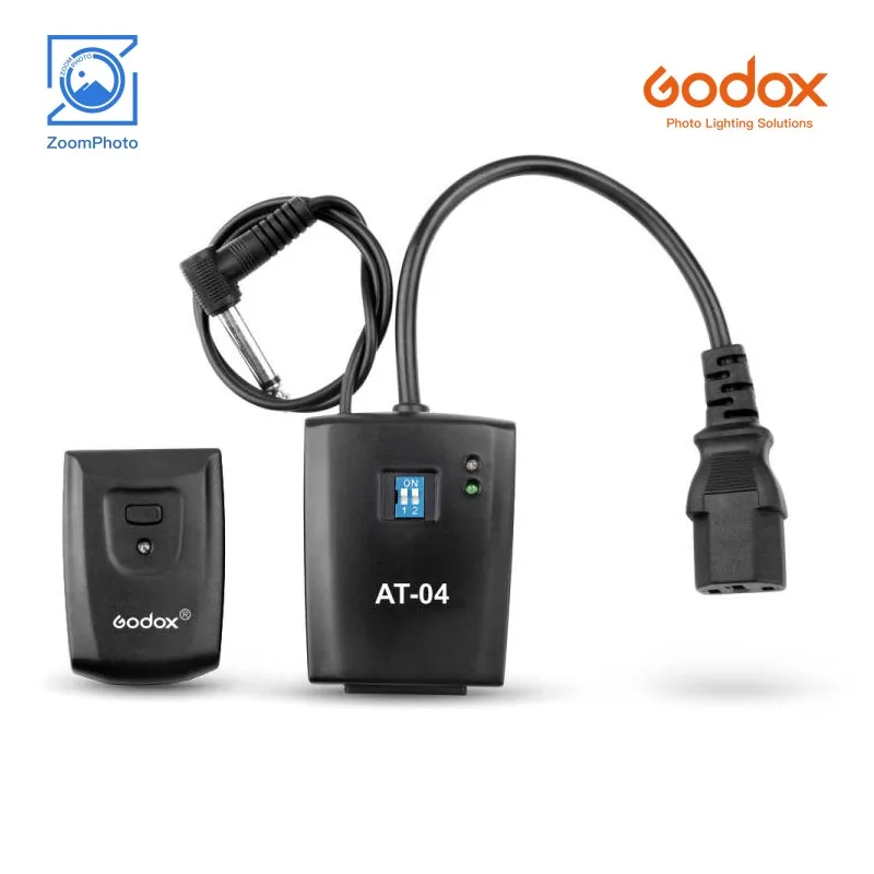 

Дистанционный триггер вспышки Godox AT-04 с приемником передатчика, 4-канальные аксессуары для студийной вспышки