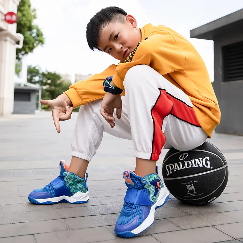 PINSEN 2020 Весенняя баскетбольная детская обувь кроссовки для мальчиков