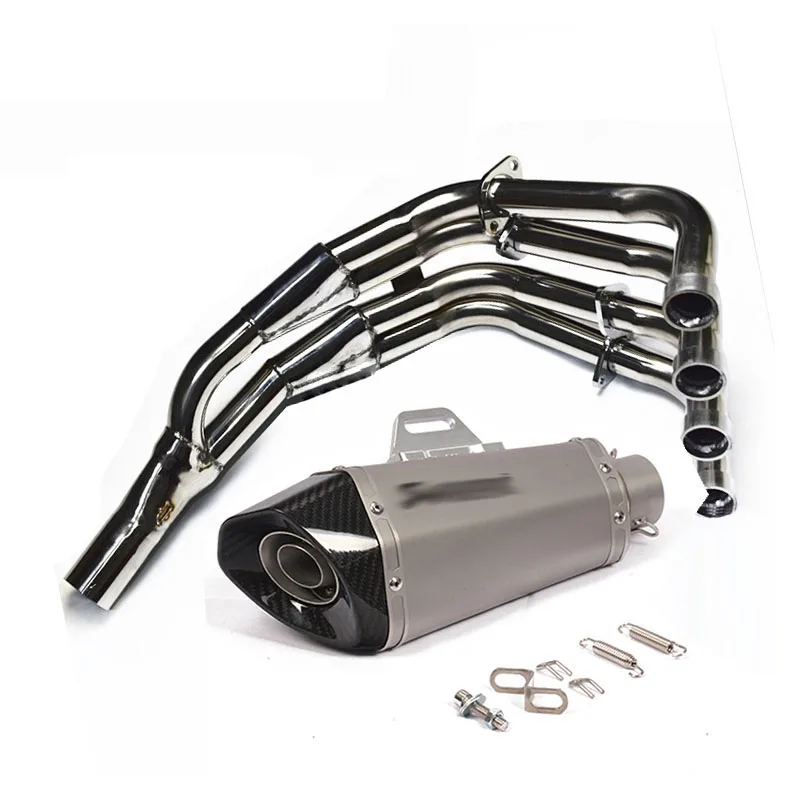 Выхлопная труба без шнуровки для мотоцикла Yamahaa XJ6N akrapovic выхлопная глушителя
