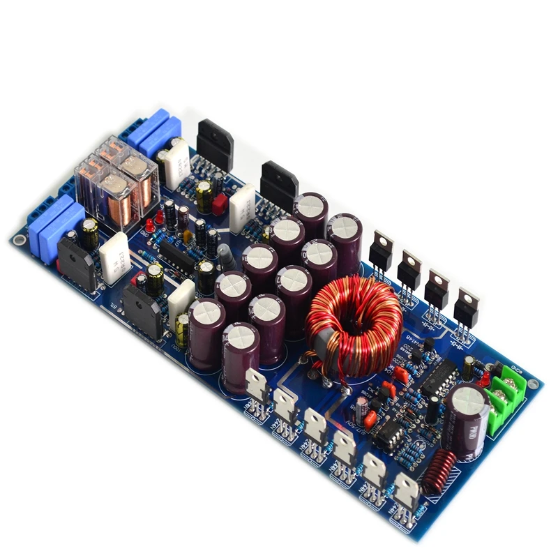 

Car DC 12V battery power amplifier board LM3886 independent four-way car HIFI fever level, impedance: input 100K output: 4-8Ω