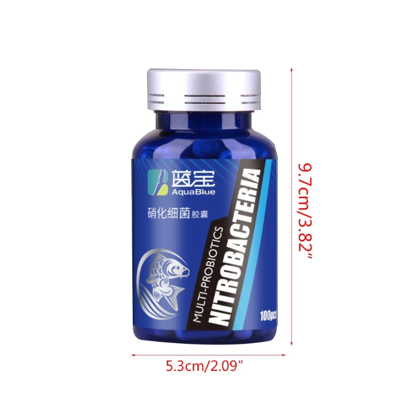 

100Pcs/Bottle Aquarium Nitrifying Bacteria Concentrated Capsule for Fish Tank