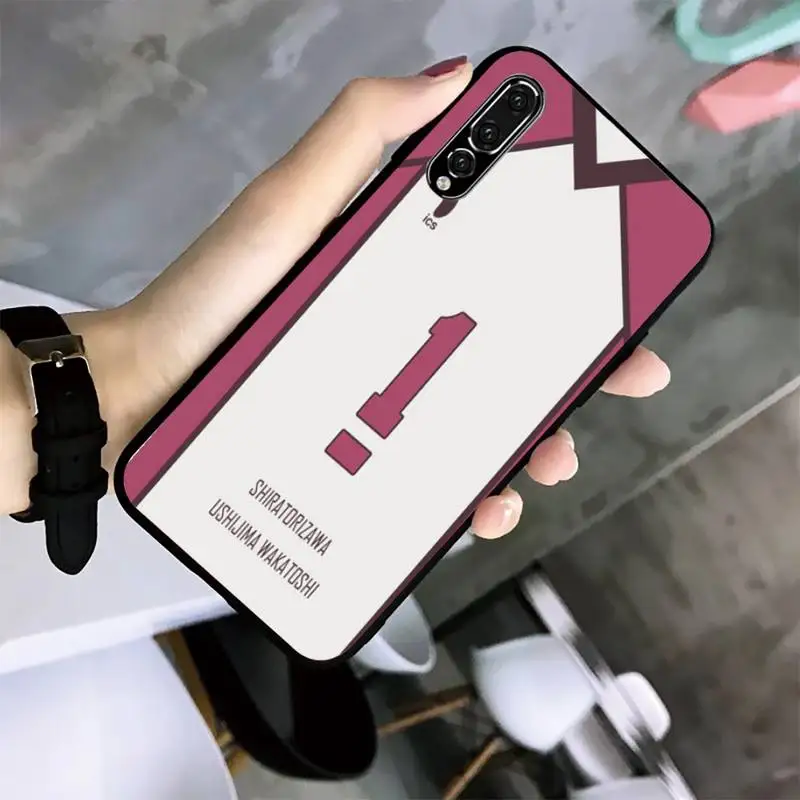 

Haikyuu!!Volleyball Phone Case For Huawei G7 G8 P7 P8 P9 P10 P20 P30 Lite Mini Pro P Smart Plus Black Soft TPU Cove Fundas