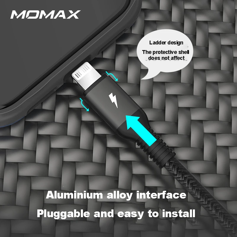 MOMAX DL31 type-c к Lightning PD Быстрая зарядка официальный MFI Сертификация usb-c кабель для