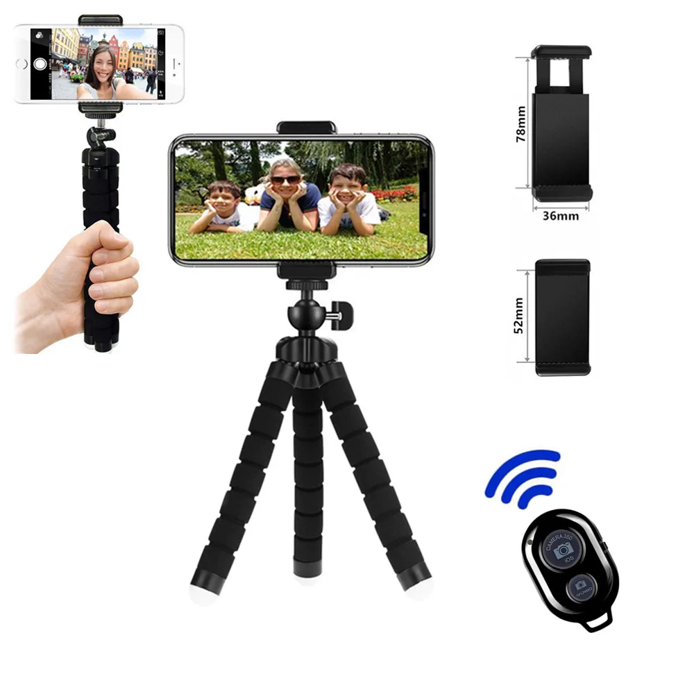 Гибкий штатив осьминог мобильный телефон камера держатель для телефона