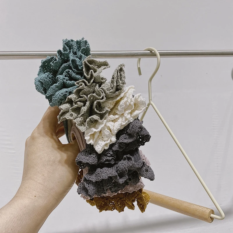 Гольфы для маленьких девочек хлопковые детские носки с кружевом модные