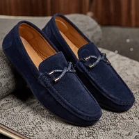 fashion mens casual breathable driving shoes walking peas shoes loafers for men 4 colors