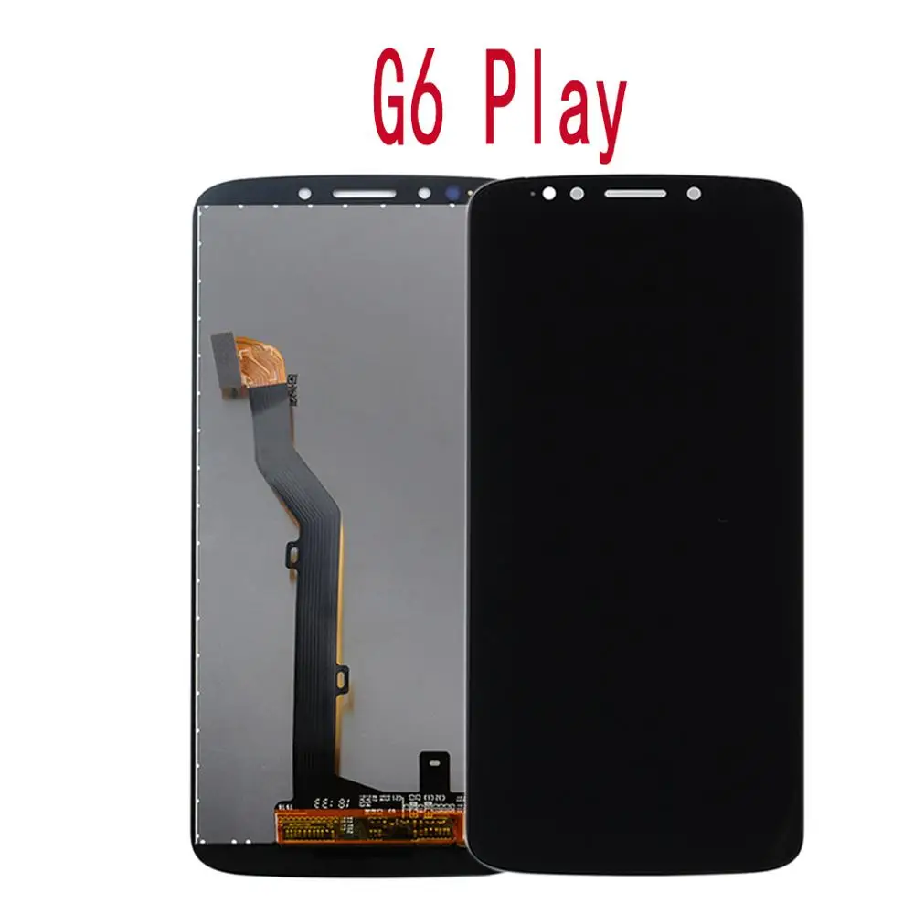 ЖК дисплей для Motorola Moto G5 G6 G7 Plus Power Play с дигитайзером в сборе замена G7|Экраны