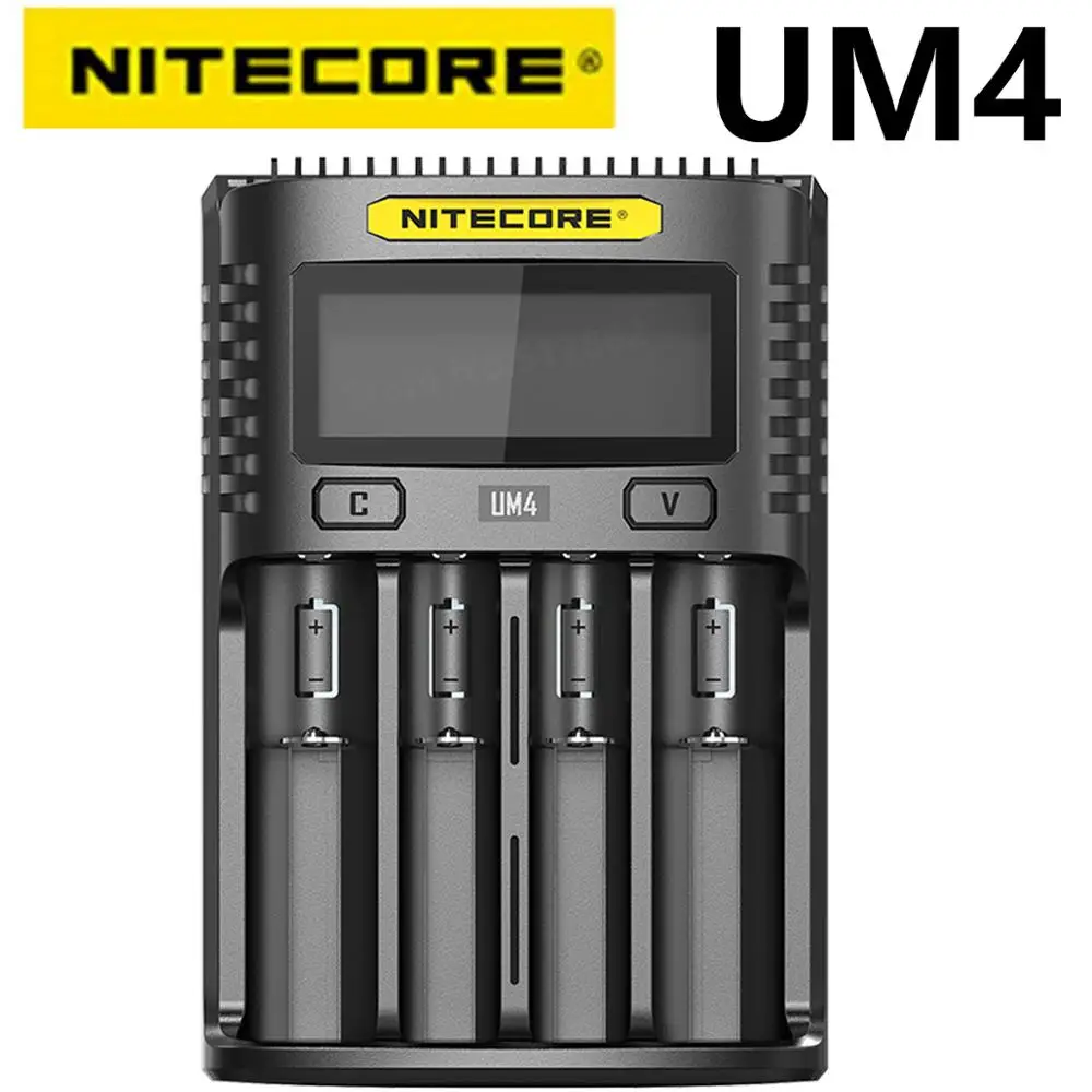 Зарядное устройство Nitecore UM4 с четырьмя USB разъемами и технологией контроля
