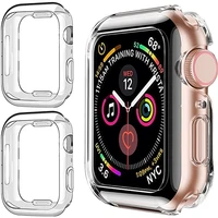 screen protector for apple watch 7 case 41mm 45mm 44mm 40mm full tpu bumper iwatch cover 42mm 38mm accessories iwatch 6 5 4 3