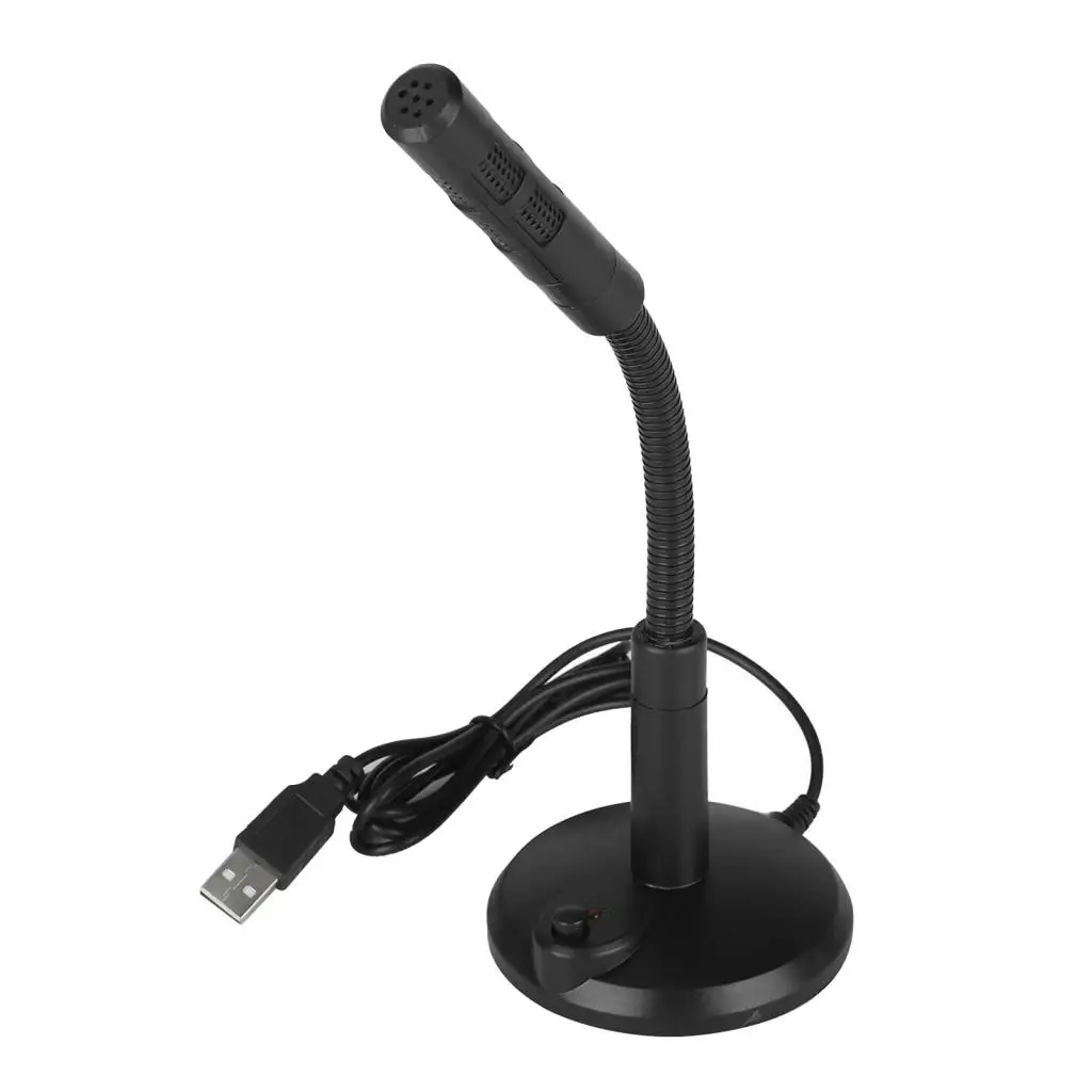 

USB Microphone for Computer,Plug & Play Professional PC Microphone with Mute Button, Desktop Condenser Mic for Recording