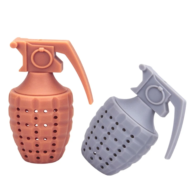 

Grenade-shaped tea strainer Silicone Tea filter Tea leak