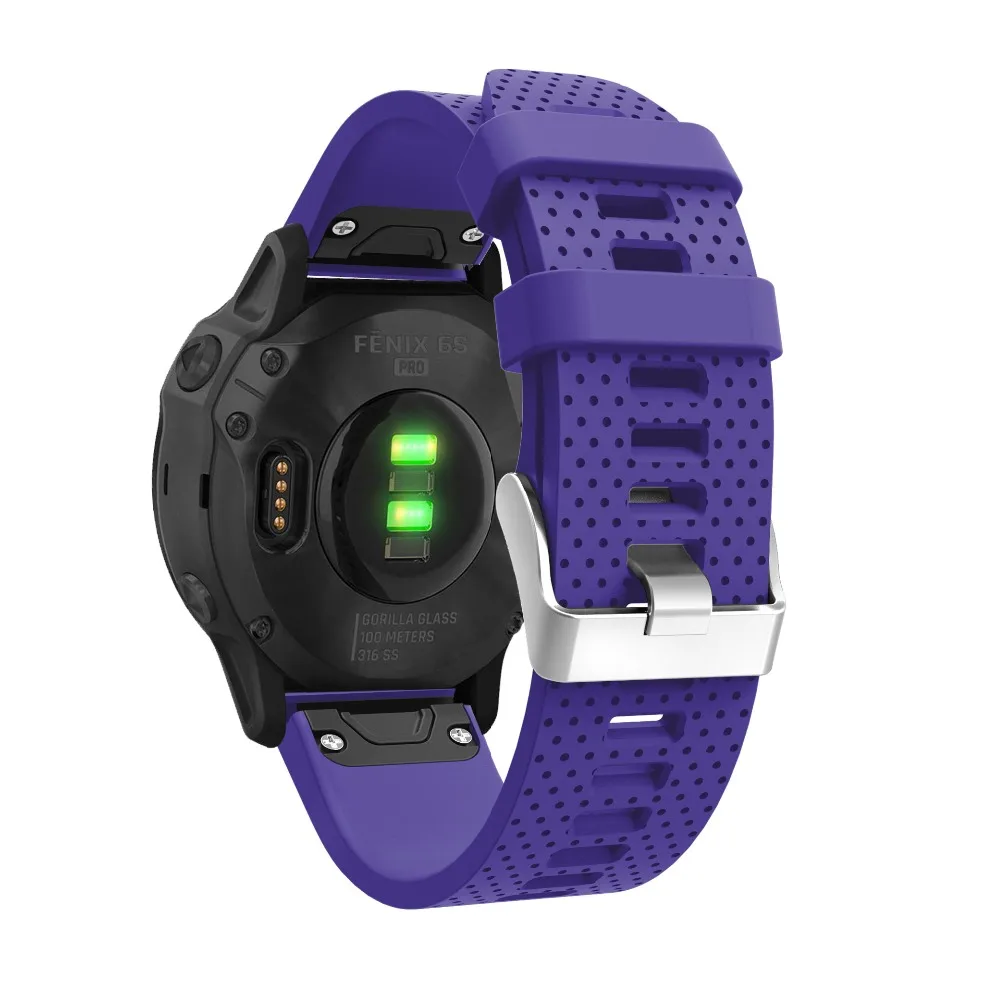 26 22 20 мм ремешок для часов для Garmin Fenix 5X5 5S 3 3HR 6 6X6 S gps часы Quick Release strip Forerunner 945/935 наручных полос