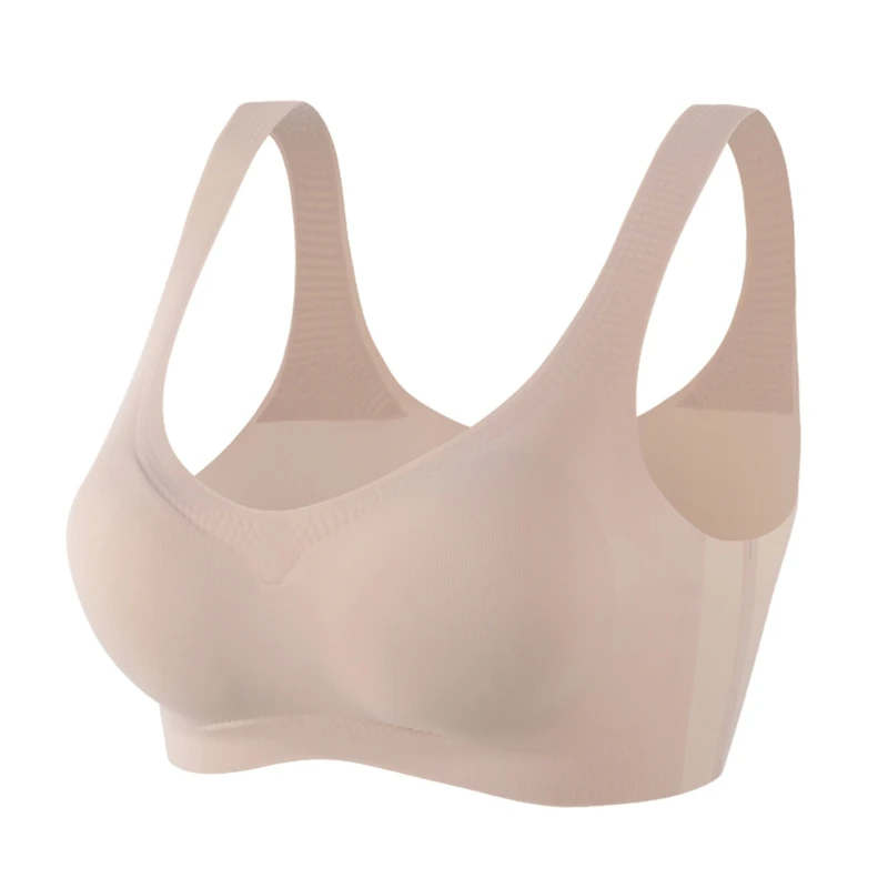 

Women Seamless Sports Bra Breathable Underwear Wireless Contour for Yoga Running XX9D