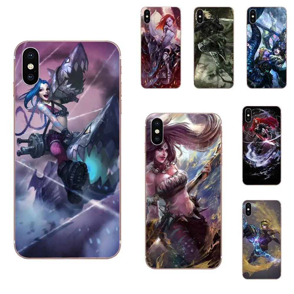 Прозрачные чехлы из ТПУ для Xiaomi Redmi Mi 4 7A 9T K20 CC9 CC9e Note 7 9 Y3 SE Pro Prime Go Play League Of Legends