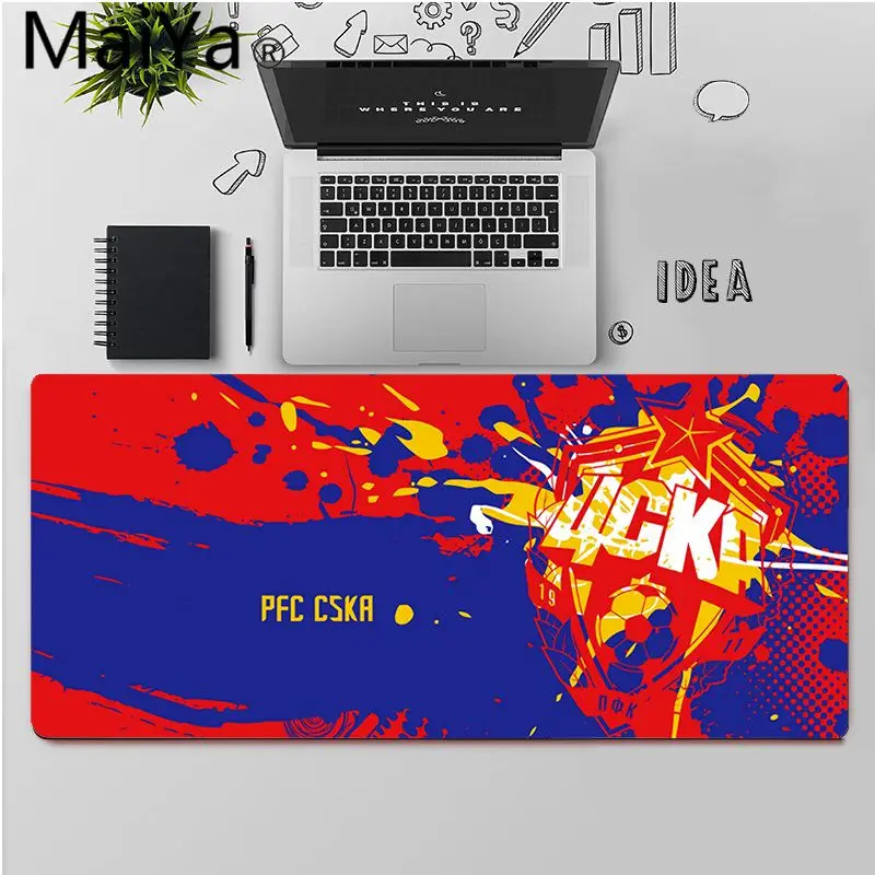 

Maiya Top Quality PFC CSKA Moscow Durable Rubber Mouse Mat Pad Free Shipping Large Mouse Pad Keyboards Mat
