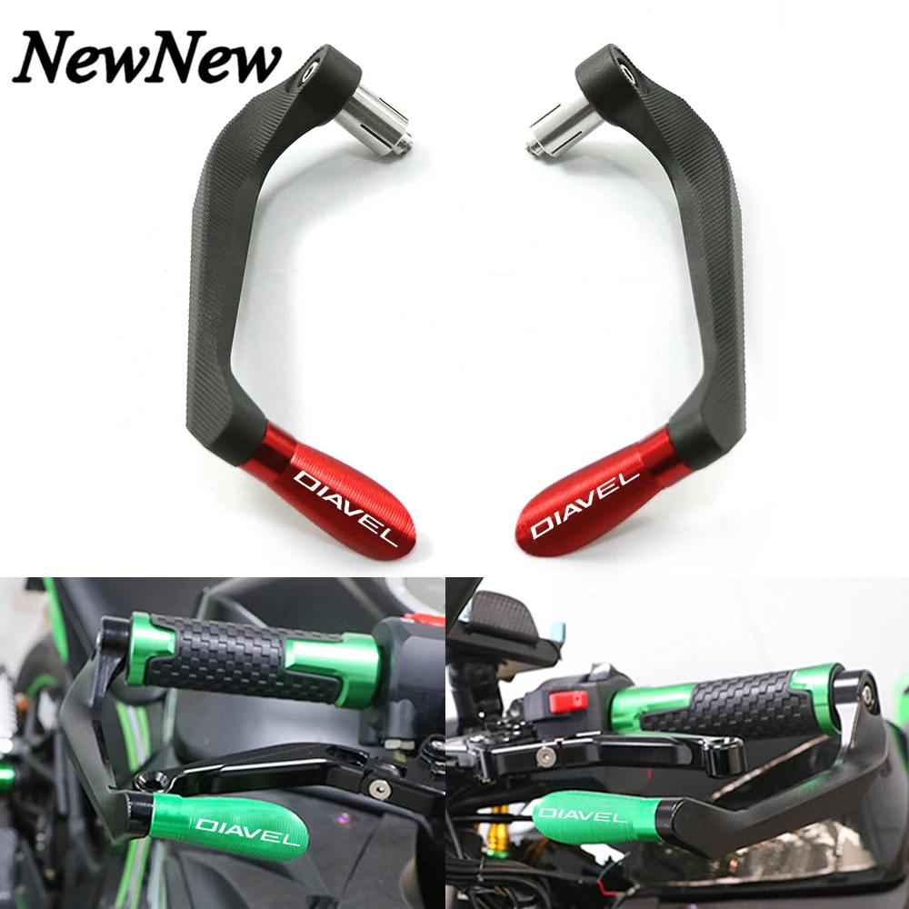 For DUCATI Diavel Carbon X-Diavel XDiavelS Universal 7/8&quot22mm Motorcycle CNC Handlebar Grips Brake Clutch Levers Guard Protector |