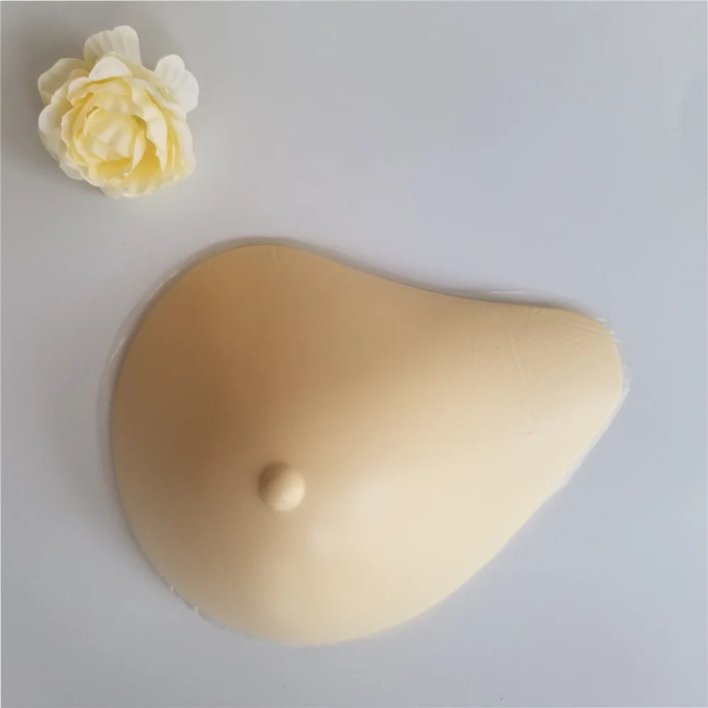 1PC Light Artificial Silicone Breast Forms Realistic Fake Boobs False Breasts for Crossdresser Drag Queen Mastectomy Protection