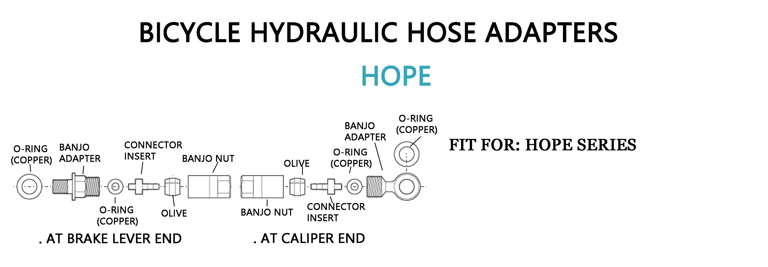 Велосипедный гидравлический шланг с адаптерами соединитель и набор Banjo для Shimano