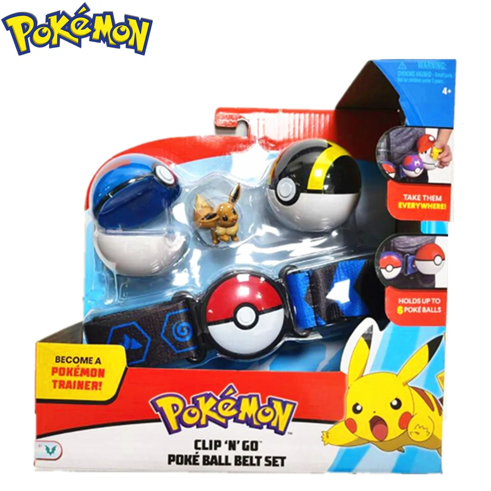 TAKARA TOMY Покемон Pokeball Иви зажим N GO ремень для переноски Набор игрушечных