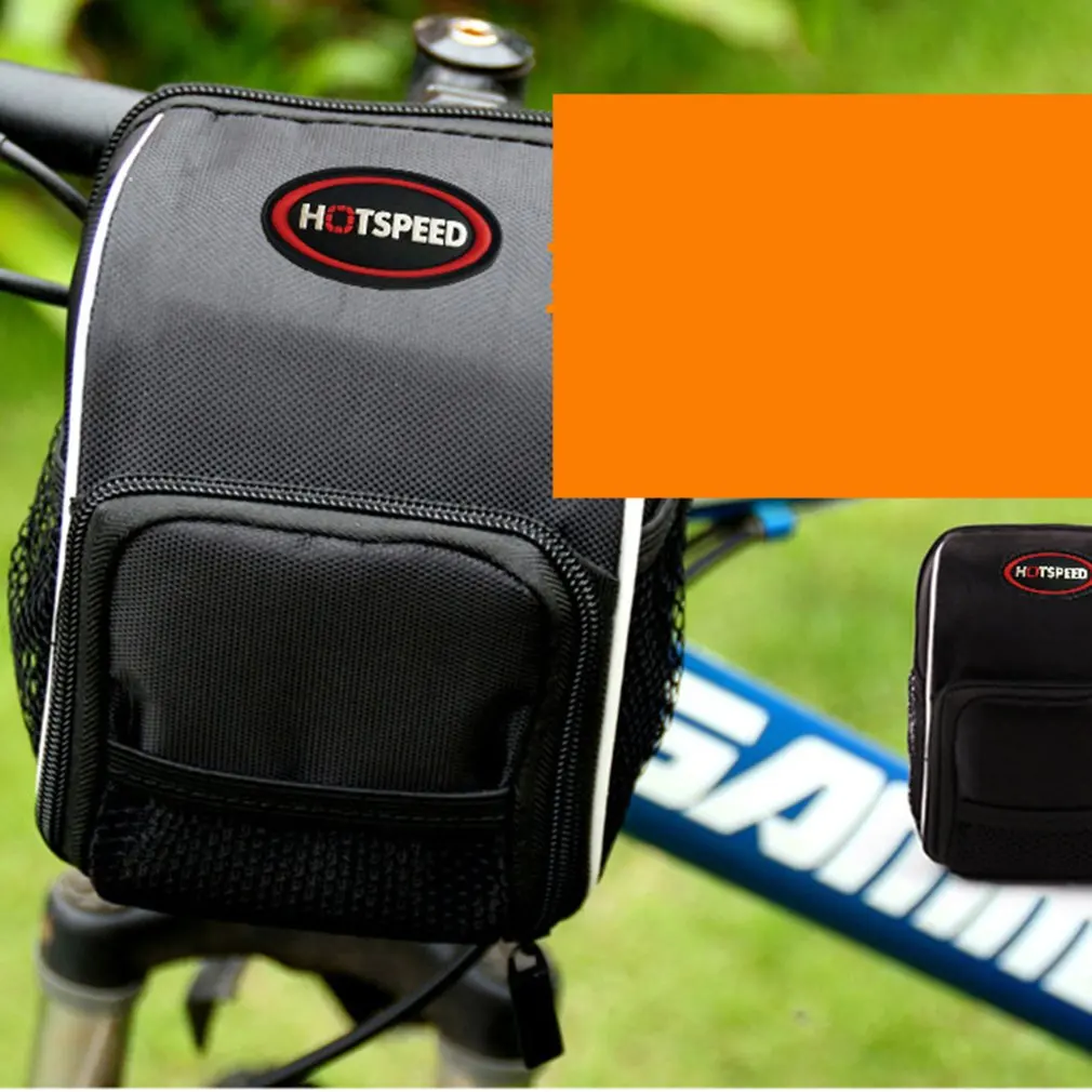 

Cycling Bike Handlebar Bag Bicycle Front Frame Folding Handlebar Storage Bag