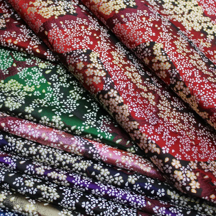 Шелковая жаккардовая ткань в японском стиле Чонсам и кимоно декоративная | Дом
