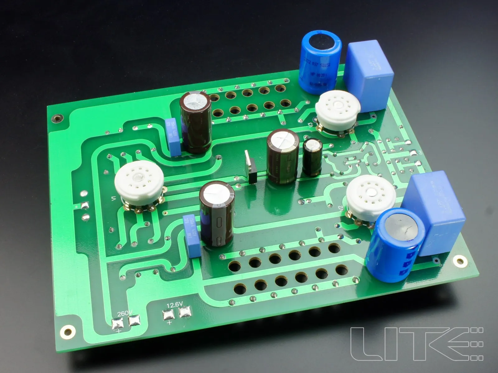 DIY 12AU7 ( ECC82 ) + 5687 Tube Preamp Board & Headphone Amplifier Bare PCB | Электроника