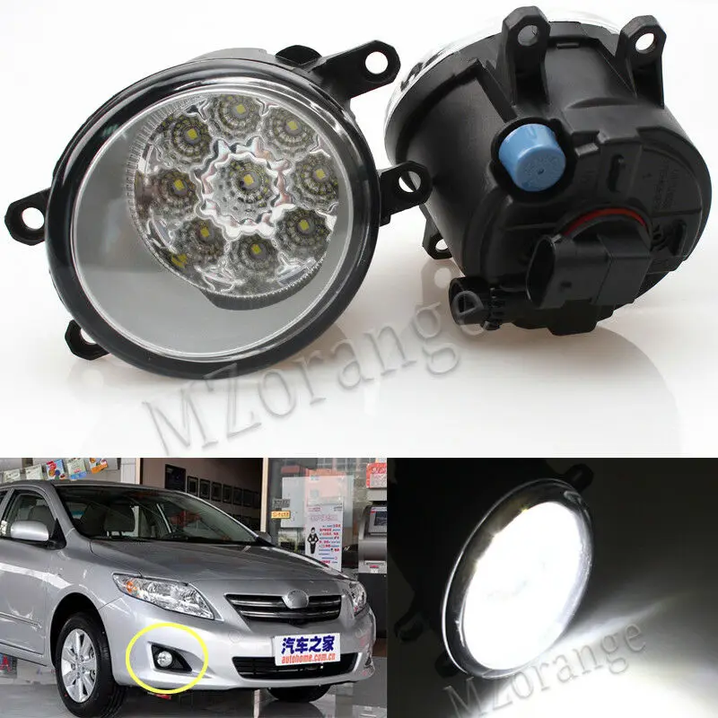 2 шт. 9 светодиодных противотуманных фар противотуманные фары в сборе для Toyota Corolla