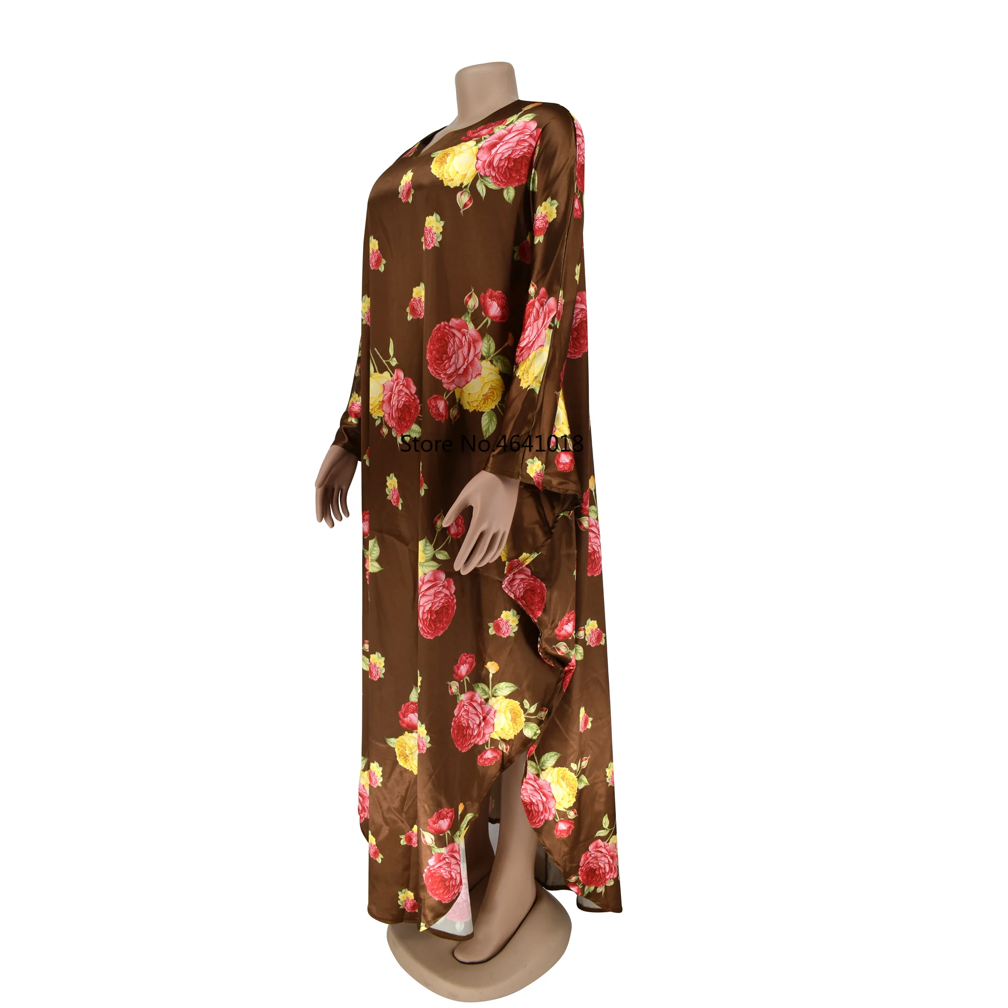 Женское атласное платье большого размера повседневное винтажное длинное макси с