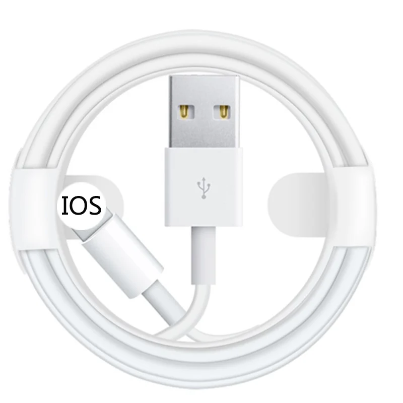 USB кабель для Lightning iPhone 5 5S 6 6S 7 8 Plus X XS Max XR SE провод быстрой зарядки 1 м 2 и