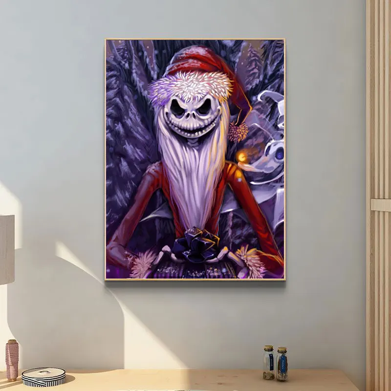 Алмазная картина 5D &quotсделай сам&quot из круглых Страз &quotКошмар перед