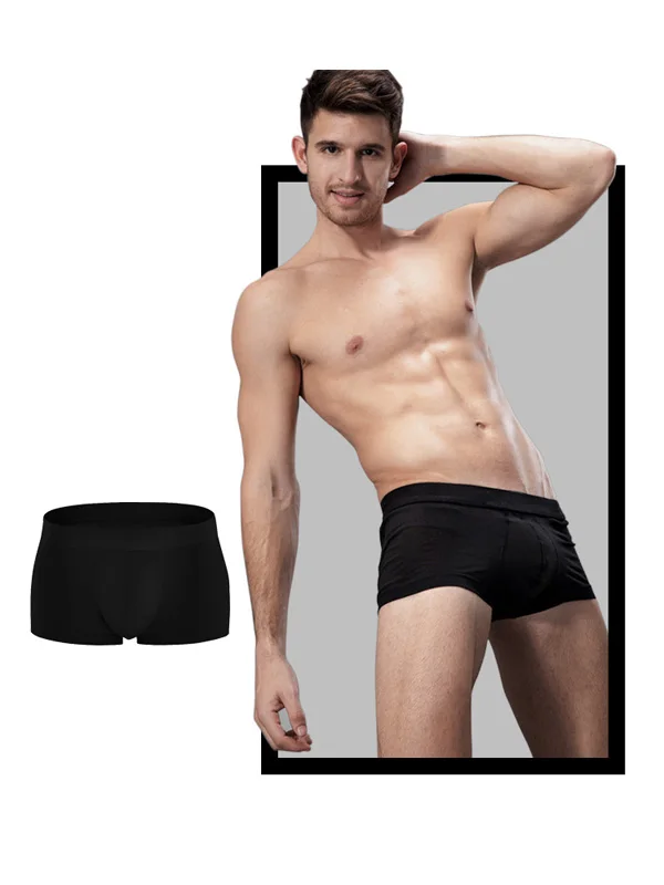 

Mens Boxers Cotton Sexy Men Underwear Mens Underpants Male Panties Shorts U Convex Pouch for Gay Pouplar