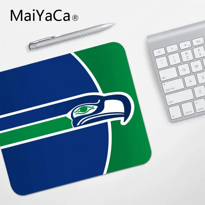 No Lock Edge25x29cm MaiYaCa высокое качество Seattle Seahawks заказной Ноутбук игровой коврик для мыши Гладкий блокнот для письма настольные компьютеры мат игровой коврик для мыши - Цвет: No Lock Edge25x29cm