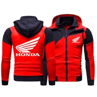 2021 new mens honda car logo hoodie sweatshirt fitness solid fashion comfortable harajuku casual pullover zipper man hoody s 3xl