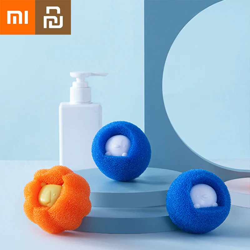 

NEW Xiaomi Youpin Laundry Ball Clothes Anti-winding Washing Machine Cleaning Ball Hair Removal Washing Protecting Ball Creative