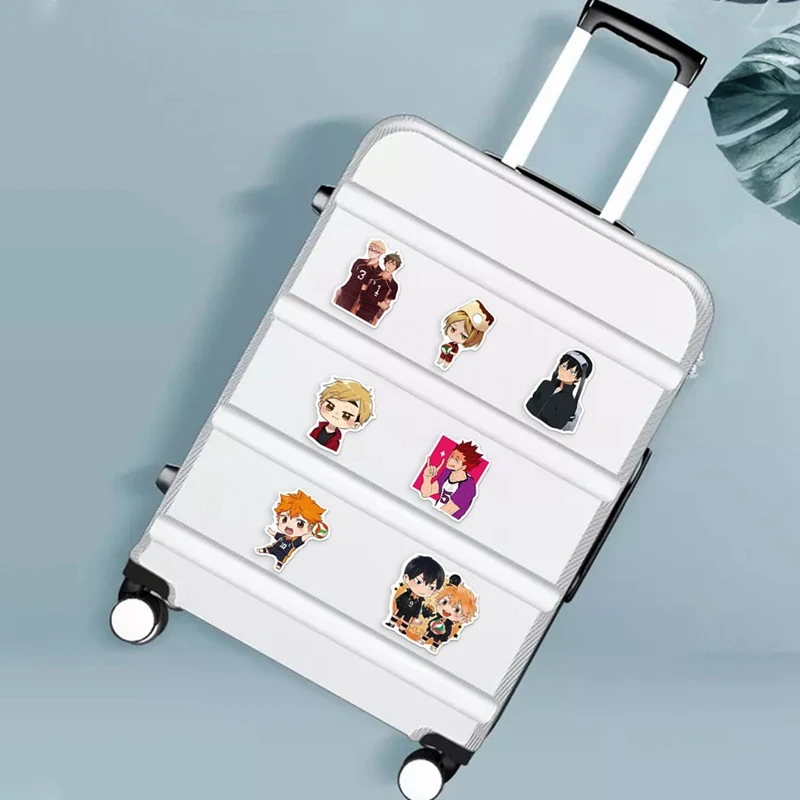 

50PCS Anime Haikyuu!! Stickers Pack For DIY Laptop Phone Guitar Suitcase Skateboard PS4 Toy Volleyball Teenager Haikyuu Sticker