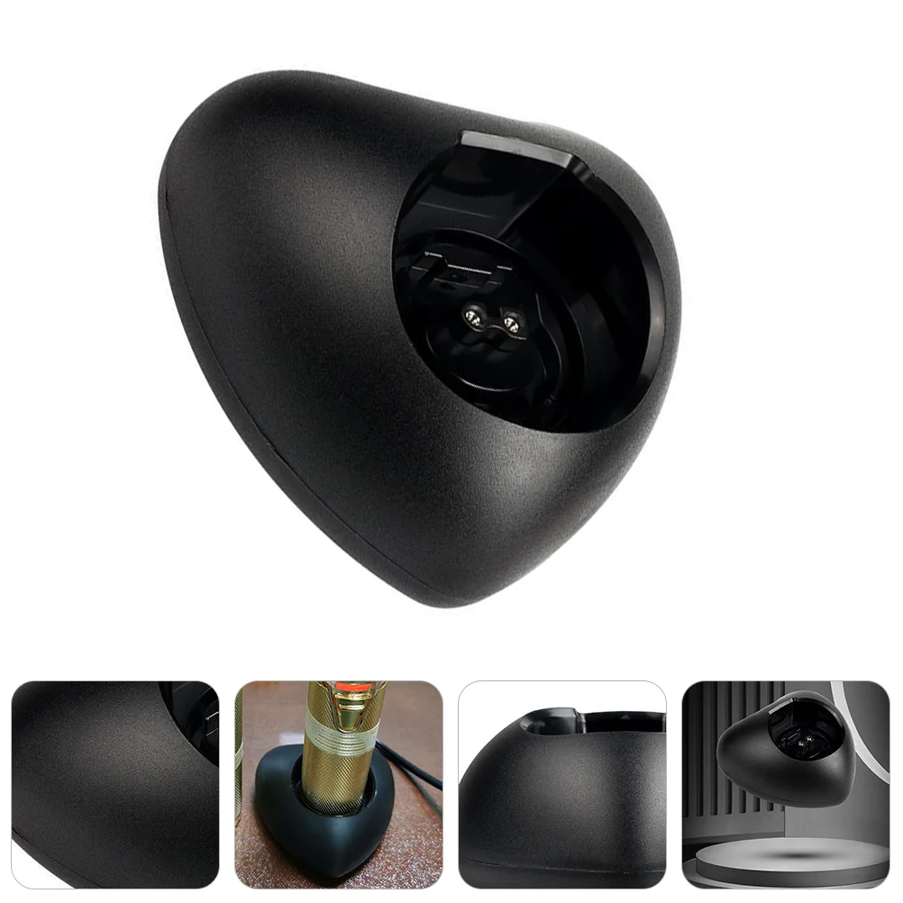 

1pc Electric Hair Cutter Charging Socket Hair Clipper Charging Base (Black)