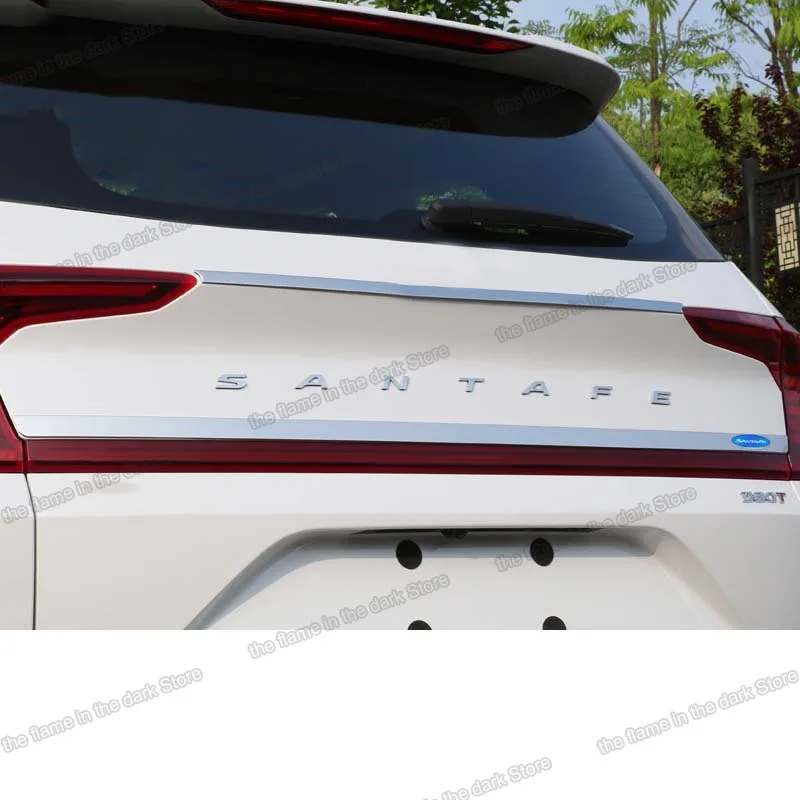 Полоса багажника из нержавеющей стали Lsrtw2017 для Hyundai Santa Fe 4 го поколения 2019