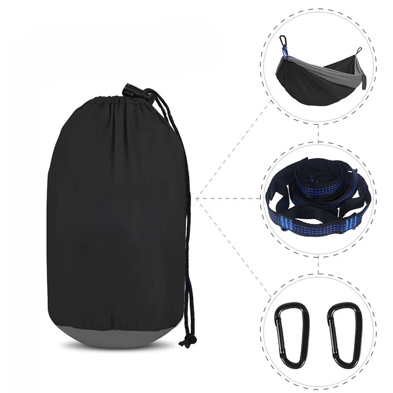 Кемпинг гамак двойной один легкий с подвесные канаты для альпинизма Туризм