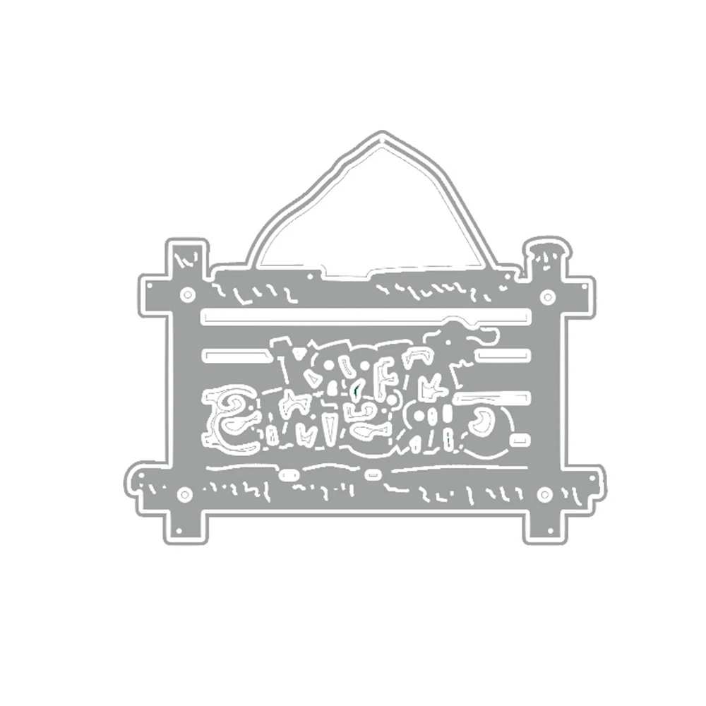 Бирка рождественские заготовки скрапбукинга новое прибытие металла резки